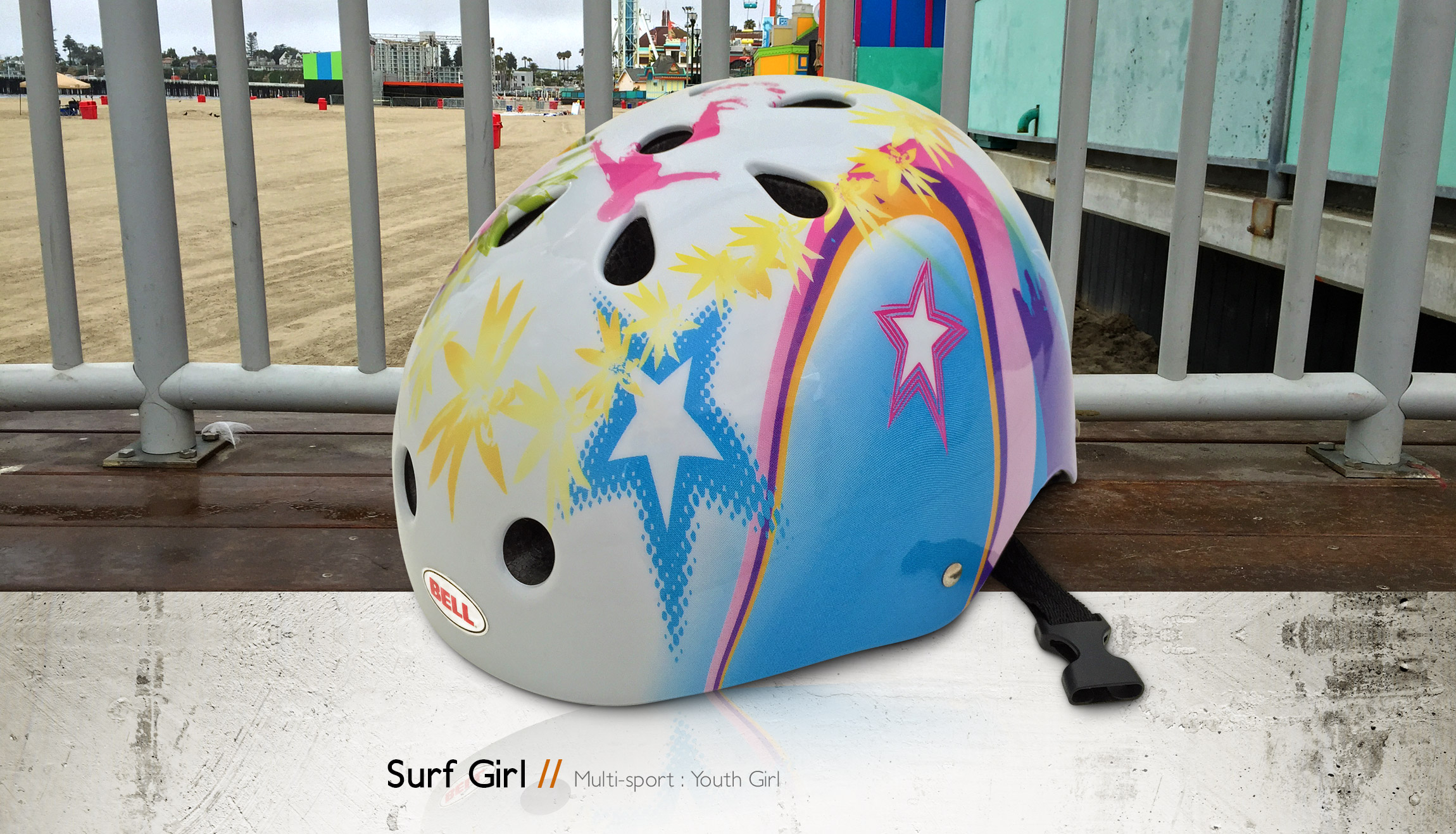 Bell Helmets Surf Girl multi-sport youth girl bike & skate helmet design - Graphic Regime