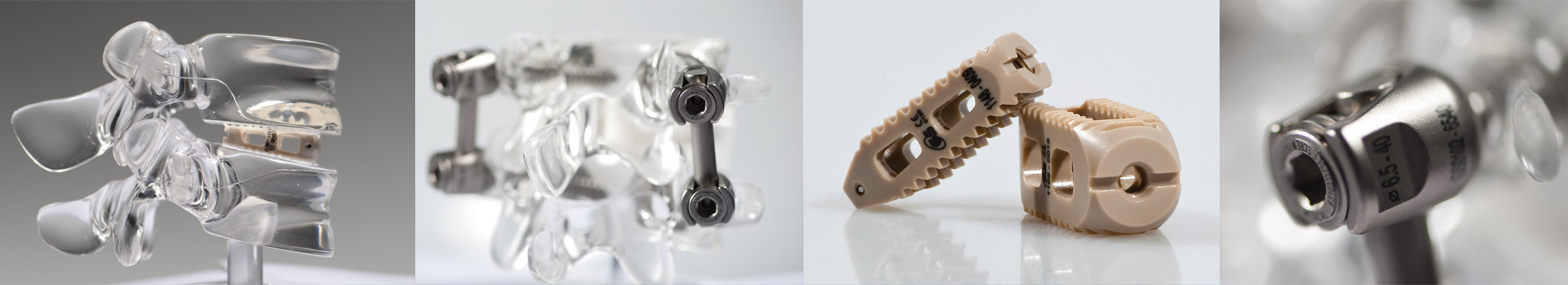 GS Medical USA Cervical Screw / Cage Studio Photography by Josh Sawyer - Graphic Regime